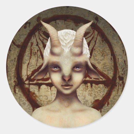 PETIT BAPHOMET Aufkleber (Vorderseite)
