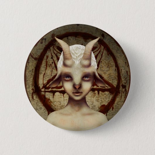 PETIT BAPHOMET Knopf-Abzeichen Button (Vorderseite)