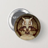PETIT BAPHOMET Knopf-Abzeichen Button (Vorne & Hinten)