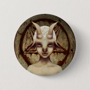 PETIT BAPHOMET Knopf-Abzeichen Button