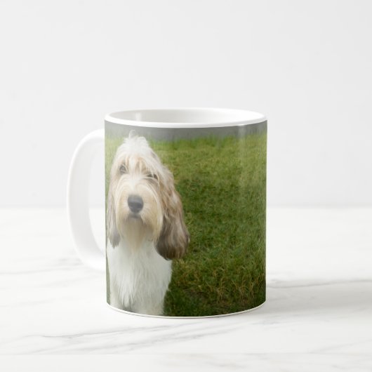 Petit Basette Griffon Vendeen Kaffeetasse (Vorderseite Links)