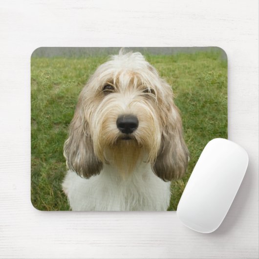 Petit Basette Griffon Vendeen Mousepad (Mit Mouse)