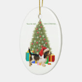 Petit Basset Griffon Vendeen Christmas Keramikornament (Links)