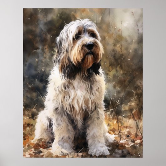 Petit Basset Griffon Vendeen Dog Art Print Poster (Vorne)