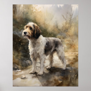 Petit Basset Griffon Vendeen Dog Art Print Poster