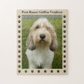 Petit Basset Griffon Vendeen Foto Puzzle (Vertikal)