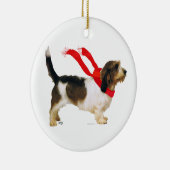 Petit Basset Griffon Vendeen Keramik Ornament (Rechts)