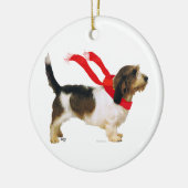 Petit Basset Griffon Vendeen Keramik Ornament (Links)