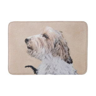 Petit Basset Griffon Vendéen Painting - Dog Art Badematte