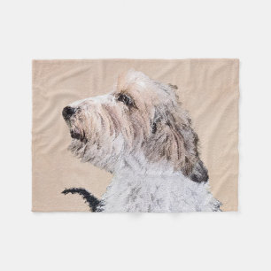 Petit Basset Griffon Vendéen Painting - Dog Art Fleecedecke