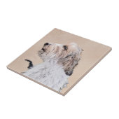 Petit Basset Griffon Vendéen Painting - Dog Art Fliese (Seite)