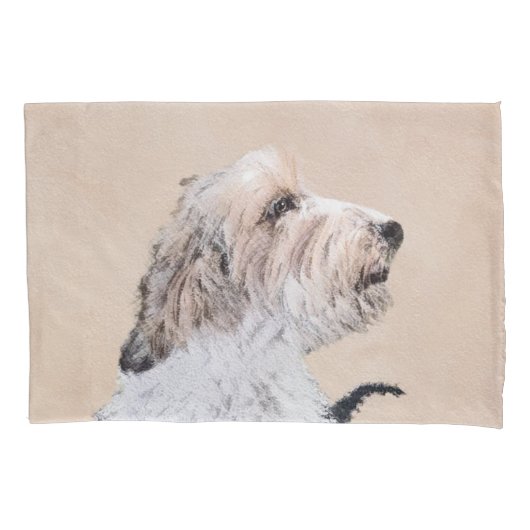 Petit Basset Griffon Vendéen Painting - Dog Art Kissenbezug (Vorderseite)