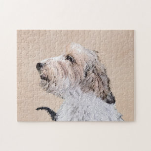 Petit Basset Griffon Vendéen Painting - Dog Art Puzzle