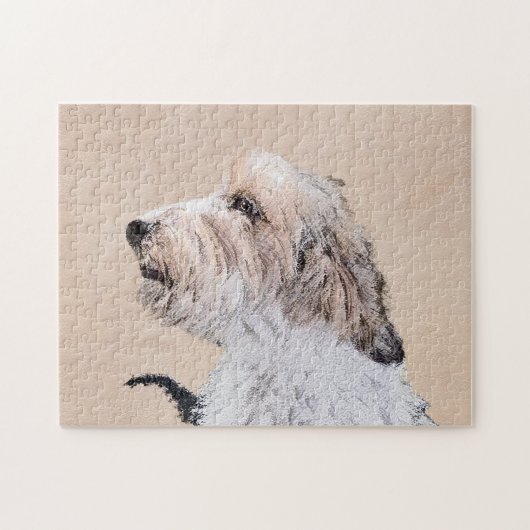 Petit Basset Griffon Vendéen Painting - Dog Art Puzzle (Horizontal)