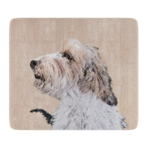 Petit Basset Griffon Vendéen Painting - Dog Art Schneidebrett