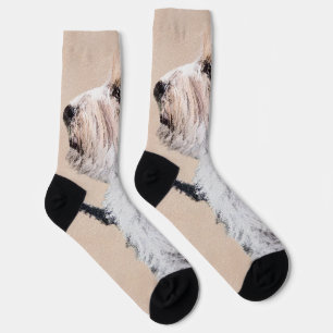 Petit Basset Griffon Vendéen Painting - Dog Art Socken