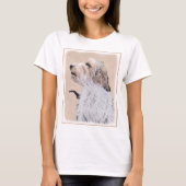 Petit Basset Griffon Vendéen Painting - Dog Art T-Shirt (Vorderseite)