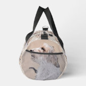 Petit Basset Griffon Vendéen Painting PBGV Dog Art Duffle Bag (Rechts)