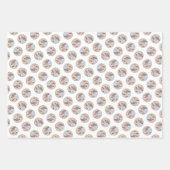 Petit Basset Griffon Vendéen Painting PBGV Dog Art Geschenkpapier Set (Vorderseite 2)