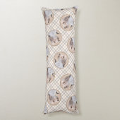 Petit Basset Griffon Vendéen Painting PBGV Dog Art Seitenschläferkissen (Rückseite (Vertikal))