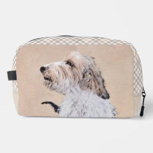 Petit Basset Griffon Vendéen Painting PBGV Dog Art Waschbeutel
