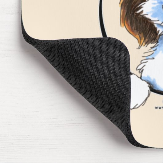 Petit Basset Griffon Vendeen PBGV IAAM Mousepad (Ecke)