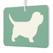 Petit Basset Griffon Vendeen PBGV Silhouette Autolufterfrischer (Links)