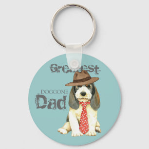 Petit Basset Griffon Vendeen Vater Schlüsselanhänger