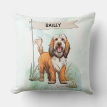 Petit Basset Griffon Vendeen Wasserfarben-Hund