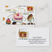 Petit-Four Etüde Visitenkarte (Vorne/Hinten)