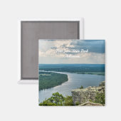 Petit Jean Cedar Creek Magnet (Vorderseite/Rückseite)