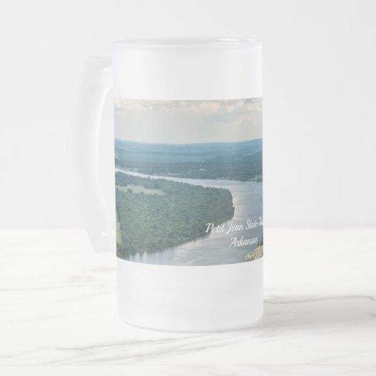 Petit Jean Cedar Creek Mattiert Glass Beer Tasse (Vorderseite Links)