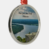 Petit Jean Cedar Creek Ornament Aus Metall (Rechts)