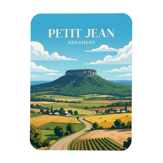 Petit Jean Mountain USA Magnet (Vertikal)