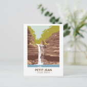 Petit Jean Staat Park Arkansas Vintag Postkarte (Stehend Vorderseite)