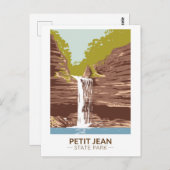 Petit Jean Staat Park Arkansas Vintag Postkarte (Vorne/Hinten)