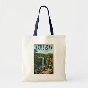 Petit Jean State Park Arkansas Illustration Reise Tragetasche