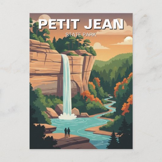 Petit Jean State Park Arkansas Reise Postkarte (Vorderseite)