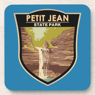 Petit Jean State Park Arkansas Vintage  Getränkeuntersetzer
