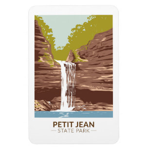 Petit Jean State Park Arkansas Vintage Magnet