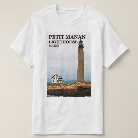 Petit Manan-Leuchtturm, Maine-T - Shirt (Design vorne)