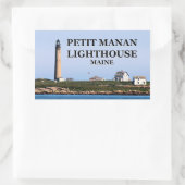 Petit Manan Lighthouse, Maine Stickers (Tasche)