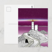 Petit Minou Lighthouse Frankreich Bretany Postkarte (Vorne/Hinten)