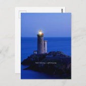 Petit Minou Lighthouse, Plouzane, Frankreich, Postkarte (Vorne/Hinten)