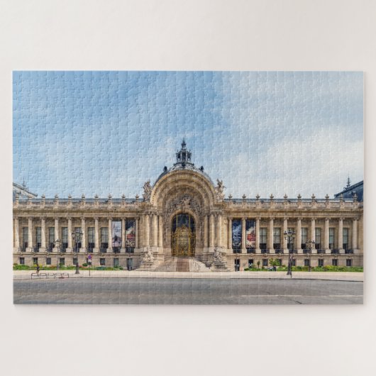 Petit Palais / Small Palace in Paris, Frankreich Puzzle (Horizontal)
