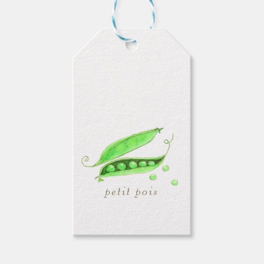 Petit Pois Geschenkanhänger (Vorderseite)