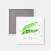 Petit Pois Magnet (Vorderseite/Rückseite)