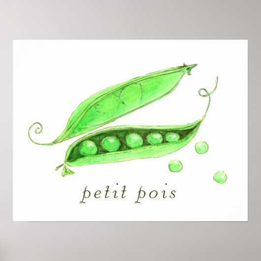 Petit Pois Poster (Vorne)