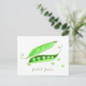 Petit Pois Postkarte (Stehend Vorderseite)