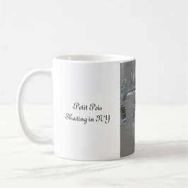 Petit Pois Schlittschuhlaufen in NY Kaffeetasse